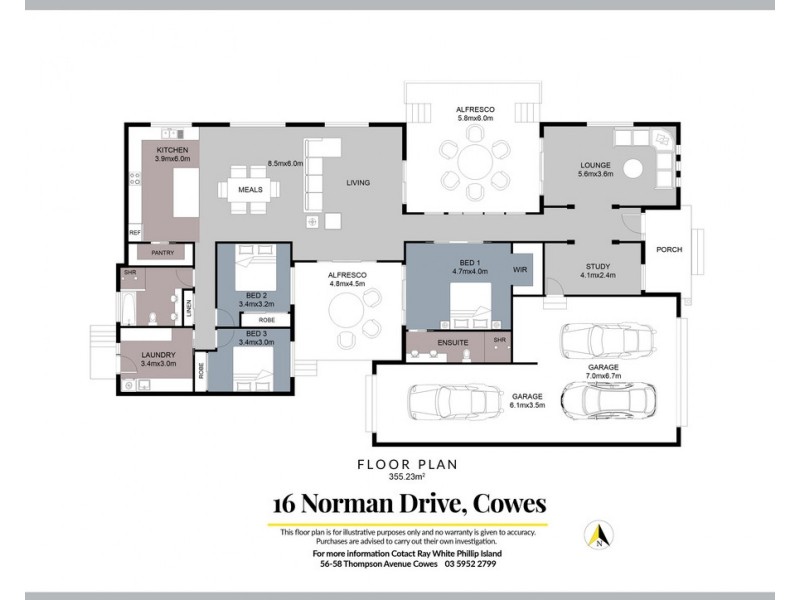 16 Norman Drive, Cowes VIC 3922 Floorplan