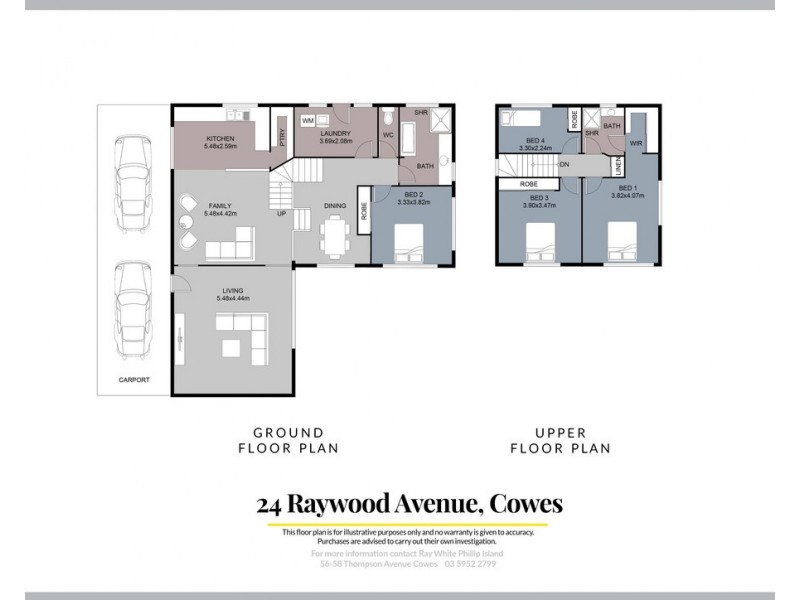 24 Raywood Avenue, Cowes VIC 3922 Floorplan