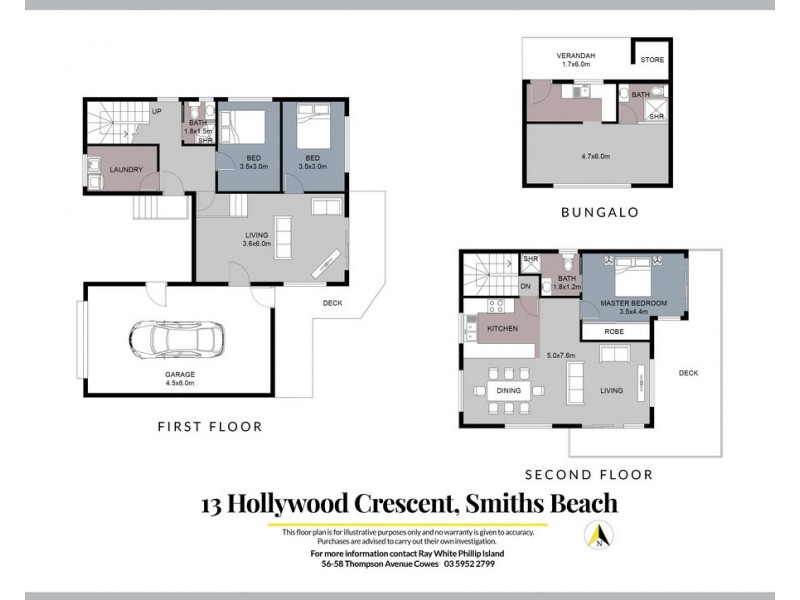 13 Hollywood Crescent, Smiths Beach VIC 3922 Floorplan