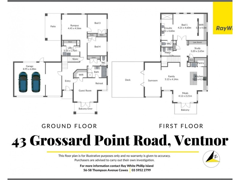 43 Grossard Point Road, Ventnor VIC 3922 Floorplan