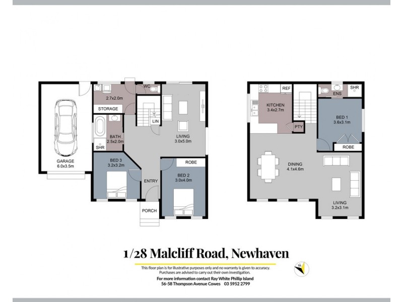 1/28 Malcliff Road, Newhaven VIC 3925 Floorplan