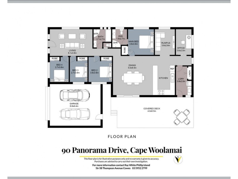 90 Panorama Drive, Cape Woolamai VIC 3925 Floorplan