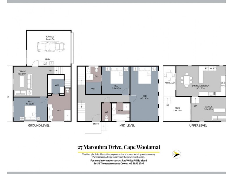 27 Maroubra Drive, Cape Woolamai VIC 3925 Floorplan