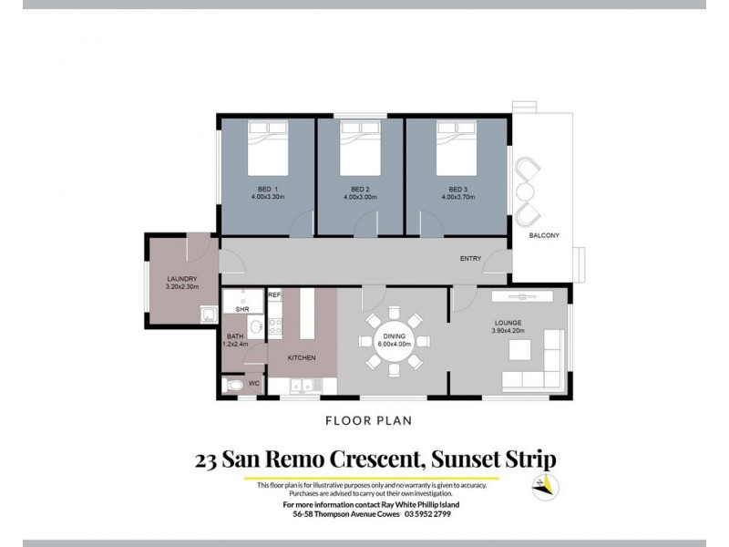 23 San Remo Crescent, Sunset Strip VIC 3922 Floorplan