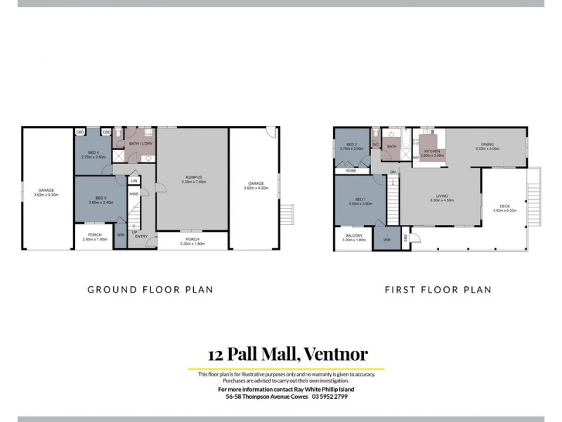 12 Pall Mall, Ventnor VIC 3922 Floorplan