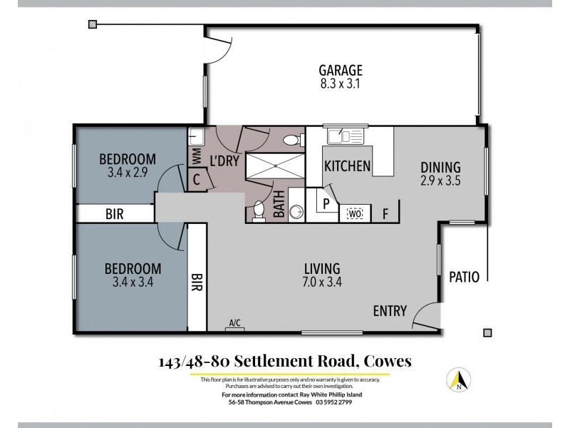 143/48 Settlement Road, Cowes VIC 3922 Floorplan