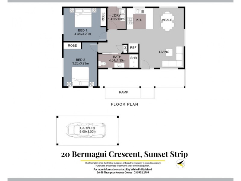 20a Bermagui Crescent, Sunset Strip VIC 3922 Floorplan