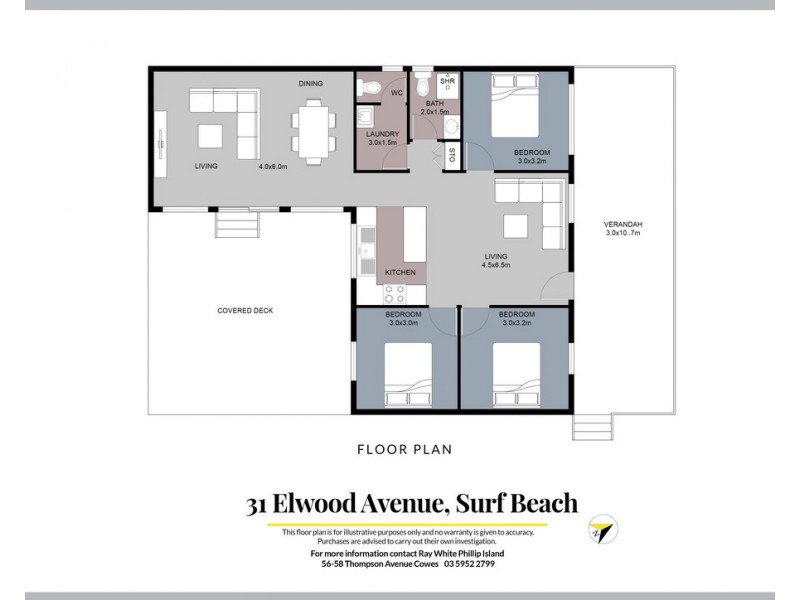 31 Elwood Avenue, Surf Beach VIC 3922 Floorplan