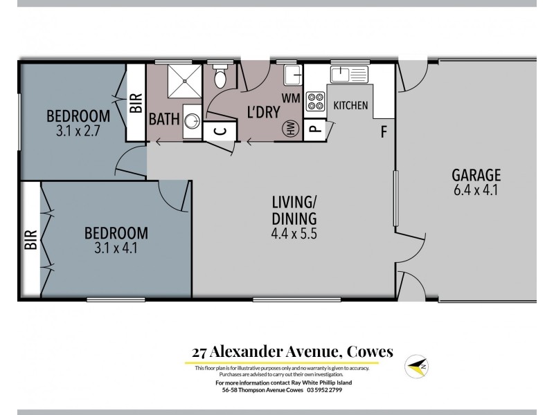 27 Alexander Avenue, Cowes VIC 3922 Floorplan