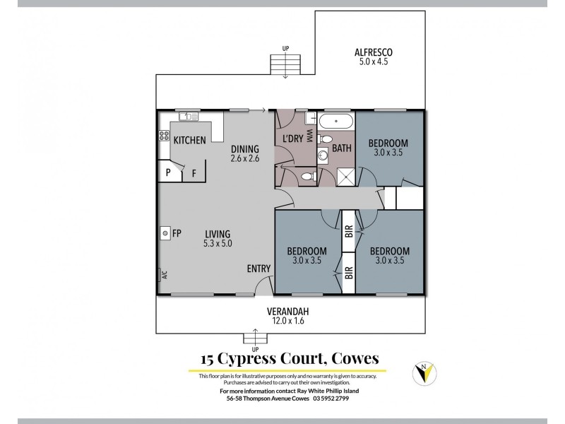 15 Cypress Court, Cowes VIC 3922 Floorplan