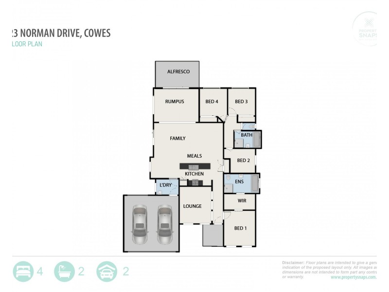 23 Norman Drive, Cowes VIC 3922 Floorplan