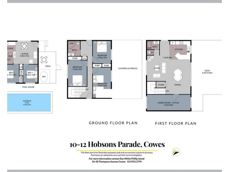 10 and 12 Hobsons Parade, Cowes VIC 3922 Floorplan