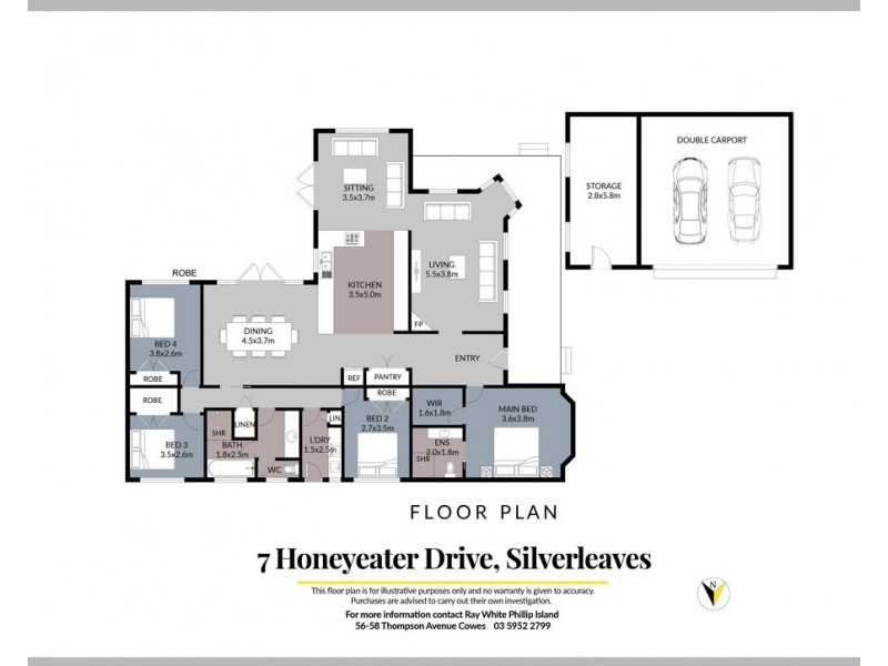 7 Honeyeater Drive, Silverleaves VIC 3922 Floorplan