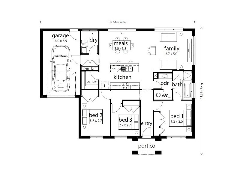 49 Castle Combe Circuit, Cowes VIC 3922 Floorplan