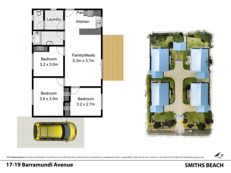 4/17-19 Barramundi Ave, Smiths Beach VIC 3922 Floorplan