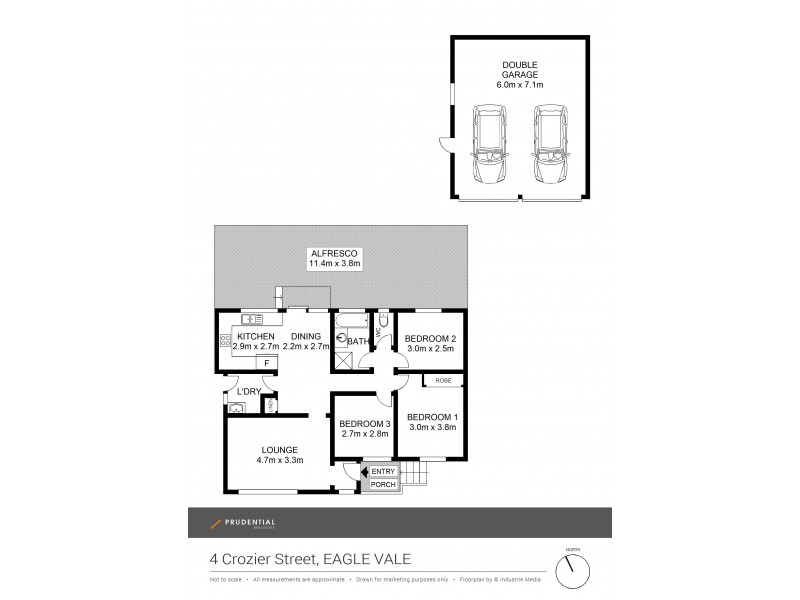 4 Crozier Street, Eagle Vale NSW 2558 Floorplan