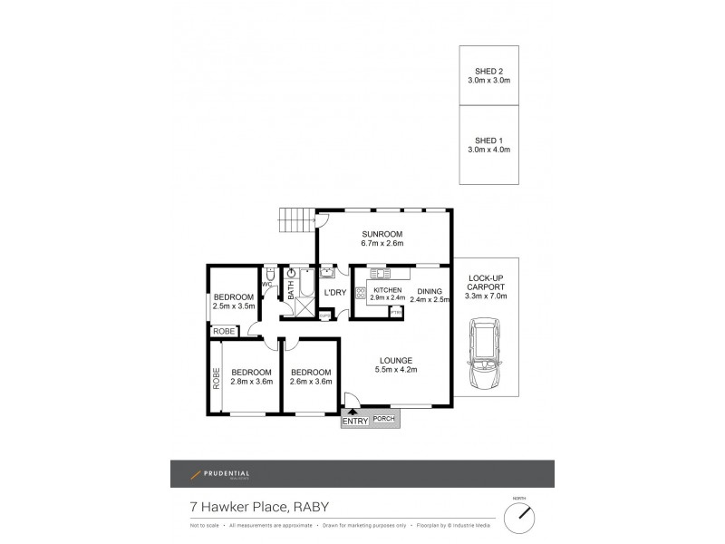 7 Hawker Place, Raby NSW 2566 Floorplan