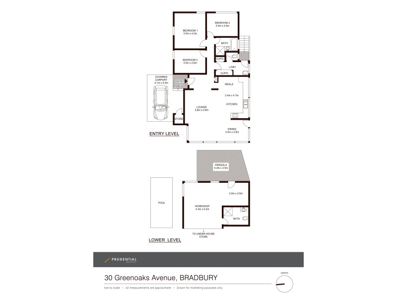 30 Greenoaks Avenue, Bradbury NSW 2560 Floorplan