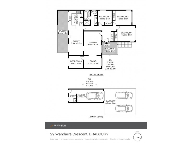 29 Wandarra Crescent, Bradbury NSW 2560 Floorplan