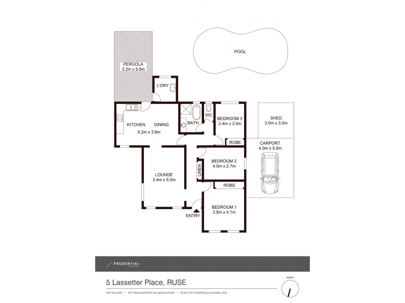 5 Lassetter Place, Ruse NSW 2560 Floorplan