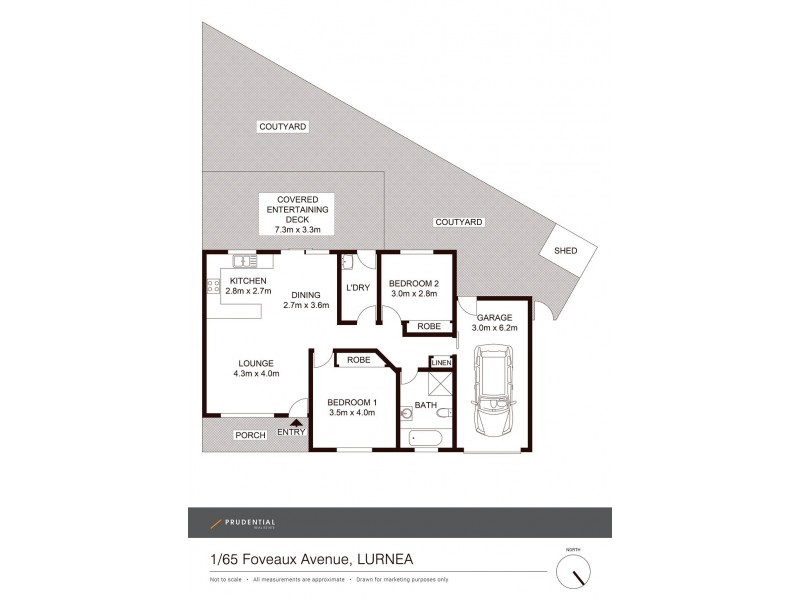1/65 Foveaux Avenue, Lurnea NSW 2170 Floorplan