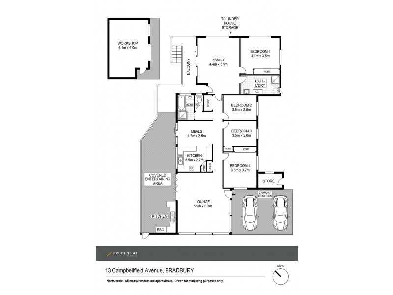 13 Campbellfield Avenue, Bradbury NSW 2560 Floorplan
