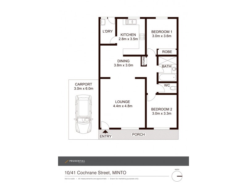 10/41 Cochrane Street, Minto NSW 2566 Floorplan