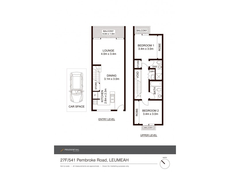 27F/541 Pembroke Road, Leumeah NSW 2560 Floorplan