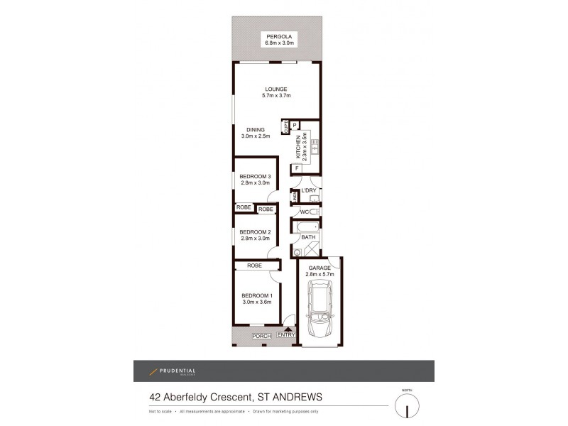 42 Aberfeldy Crescent, St Andrews NSW 2566 Floorplan