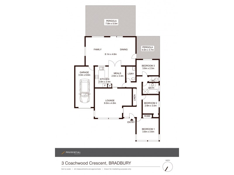 3 Coachwood Crescent, Bradbury NSW 2560 Floorplan