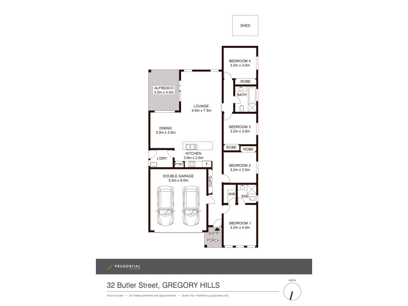 32 Butler Street, Gregory Hills NSW 2557 Floorplan