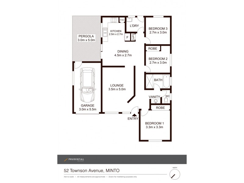 52 Townson Avenue, Minto NSW 2566 Floorplan