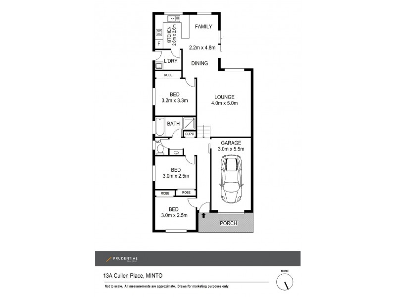 13A Cullen Place, Minto NSW 2566 Floorplan