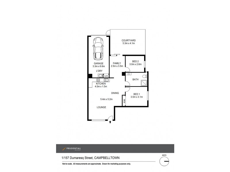 1/157-159 Dumaresq Street, Campbelltown NSW 2560 Floorplan