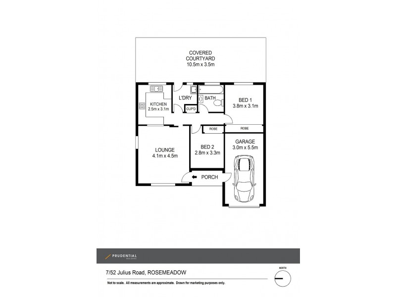 7/52 Julius Road, Rosemeadow NSW 2560 Floorplan