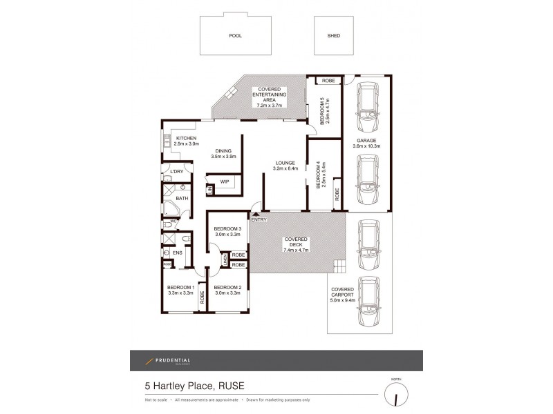 5 Hartley Place, Ruse NSW 2560 Floorplan
