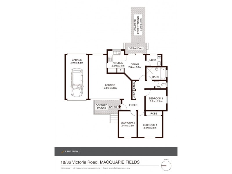18/36 Victoria Road, Macquarie Fields NSW 2564 Floorplan