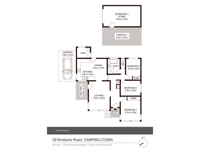 59 Brisbane Road, Campbelltown NSW 2560 Floorplan