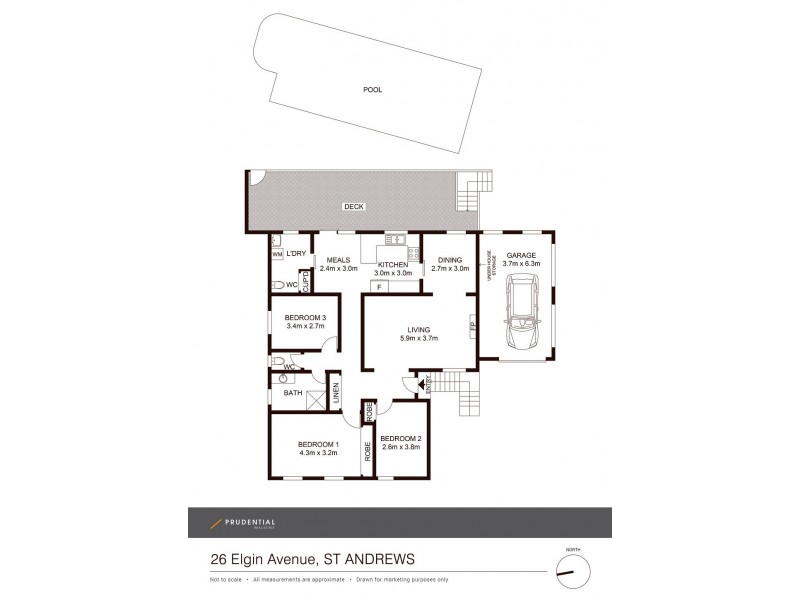 26 Elgin Avenue, St Andrews NSW 2566 Floorplan