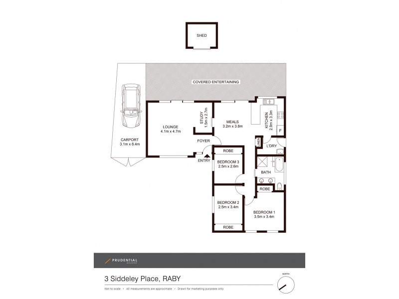 3 Siddeley Place, Raby NSW 2566 Floorplan