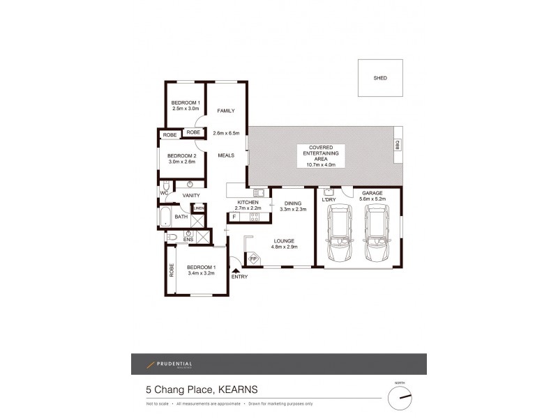 5 Chang Place, Kearns NSW 2558 Floorplan