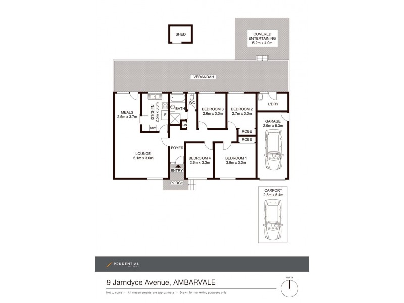 9 Jarndyce Avenue, Ambarvale NSW 2560 Floorplan