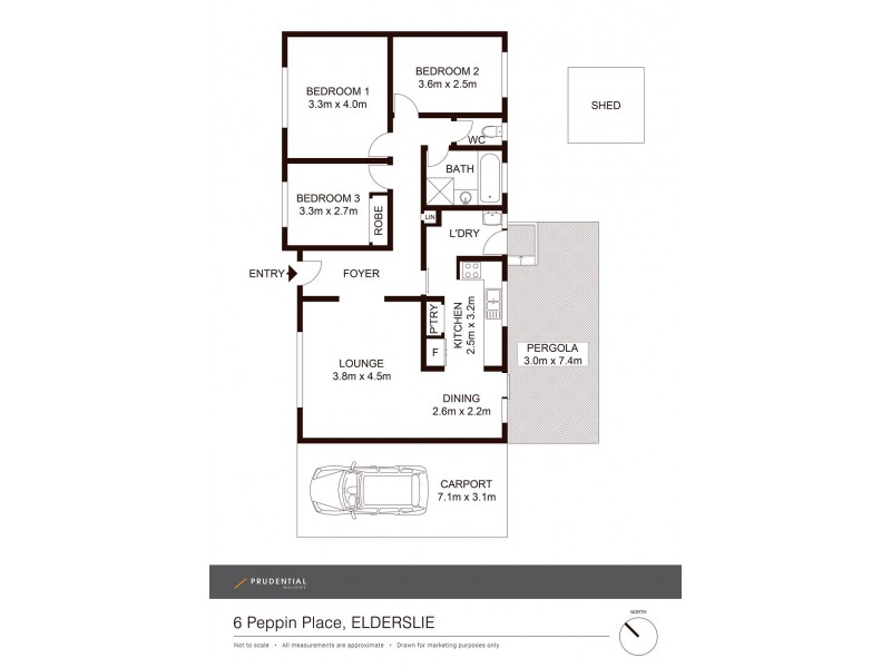 6 Peppin Place, Elderslie NSW 2570 Floorplan