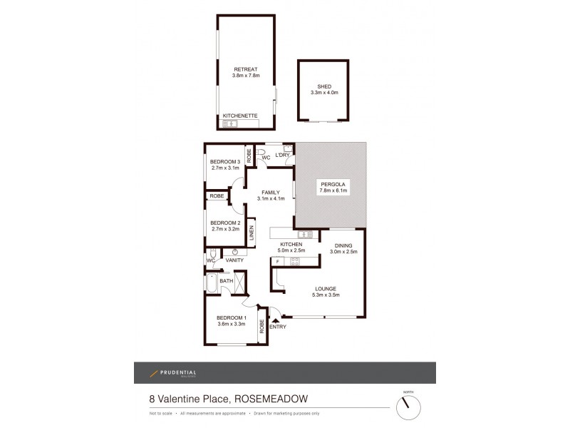 8 Valentine Place, Rosemeadow NSW 2560 Floorplan