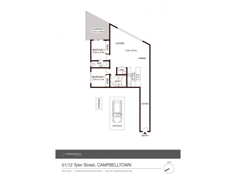 51/12-20 Tyler Street, Campbelltown NSW 2560 Floorplan