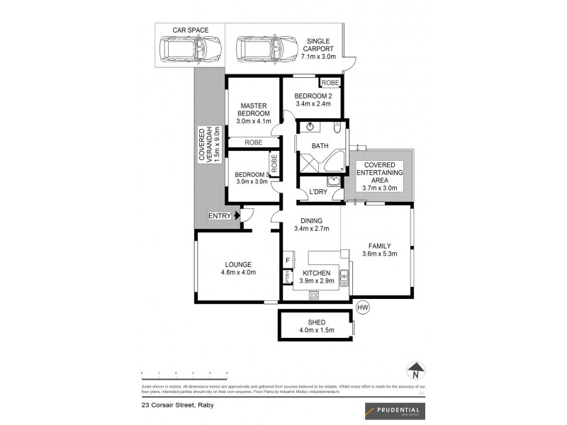 23 Corsair Street, Raby NSW 2566 Floorplan