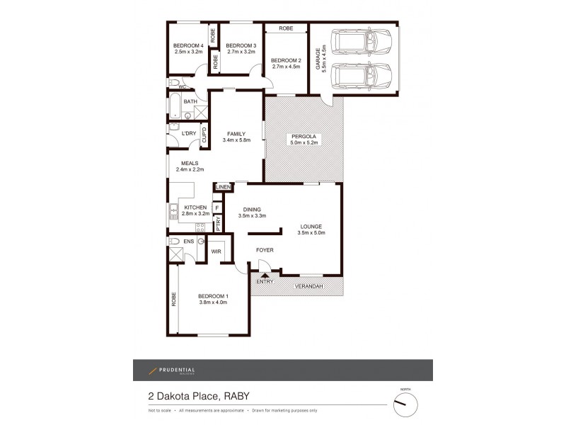 2 Dakota Place, Raby NSW 2566 Floorplan