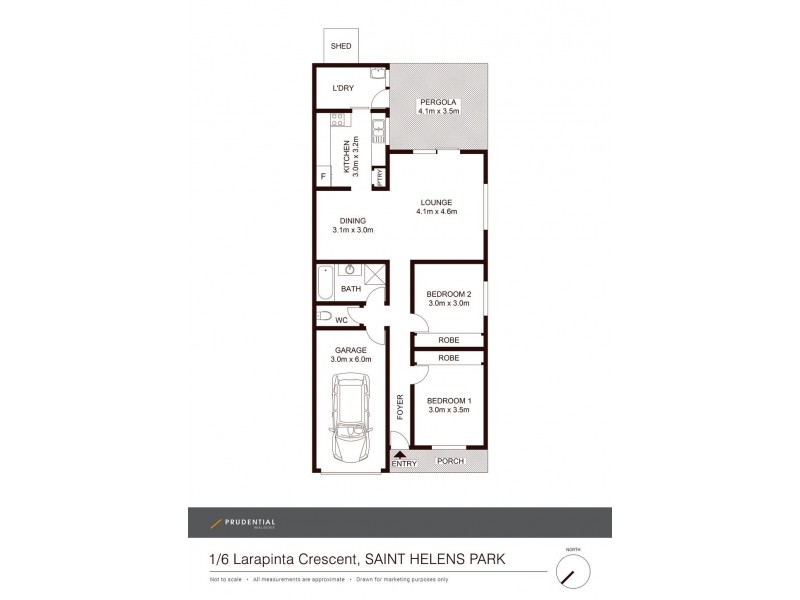 1/6 Larapinta Crescent, St Helens Park NSW 2560 Floorplan