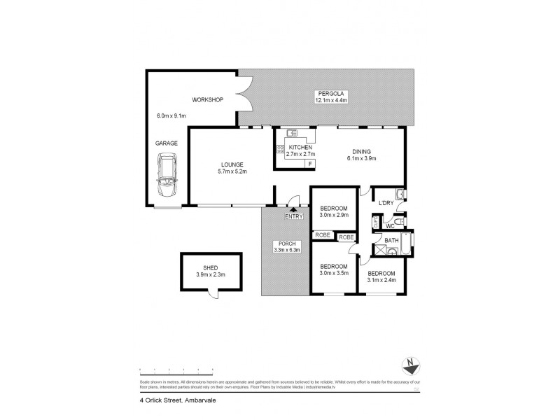 4 Orlick Street, Ambarvale NSW 2560 Floorplan