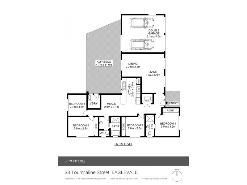 38 Tourmaline Street, Eagle Vale NSW 2558 Floorplan